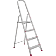 Стремянка стальная оцинкованная 4 ступени ZZ404 (81 см)
