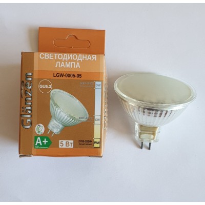 СВЕТОДИОДНАЯ ЛАМПА GLANZEN LGW -0005-05 СВЕТОДИОДНАЯ ЛАМПА GLANZEN LGW -0005-05