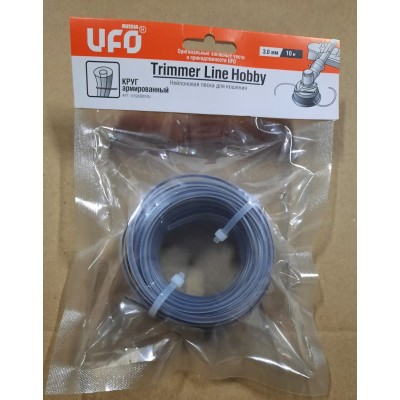 915030010U Нейлоновая леска UFO 3,0мм х 10 м (круг арм.) 915030010U Нейлоновая леска UFO 3,0мм х 10 м (круг арм.)