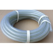 Шланг маслобензостойкий ПВХ 12*18-1,0, намотка 25 м, нитяная оплетка, 16 атм