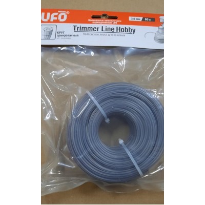 915030060U Нейлоновая леска UFO 3,0мм х 60 м (круг арм.) 915030060U Нейлоновая леска UFO 3,0мм х 60 м (круг арм.)
