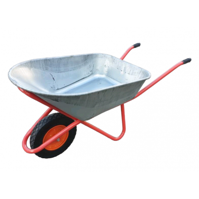 Тачка WB6422 строительная одноколесная 150л, 250кг, пневмо колесо 16"х4.00-80 Тачка WB6422 строительная одноколесная 150л, 250кг, пневмо колесо 16"х4.00-80